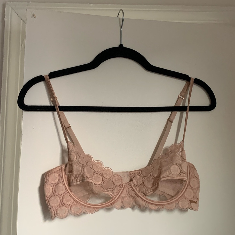 Savage X Fenty Lace/Mesh Bralette 34B